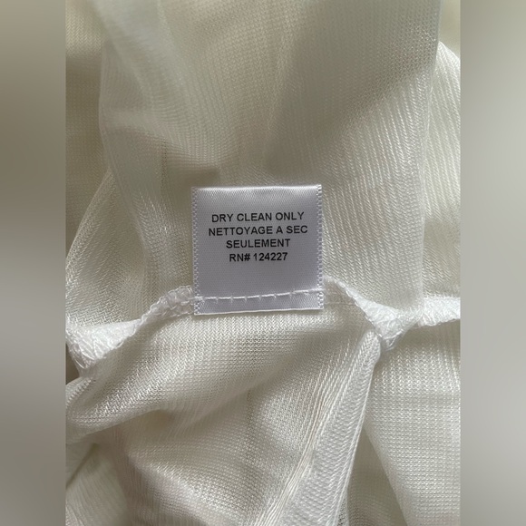 New Tbagslosangeles Women White Maxi Long Dress Size Medium - Picture 14 of 14